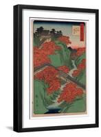 Kyoto Tofukuji Tsutenkyo-Utagawa Hiroshige-Framed Giclee Print