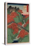 Kyoto Tofukuji Tsutenkyo-Utagawa Hiroshige-Stretched Canvas