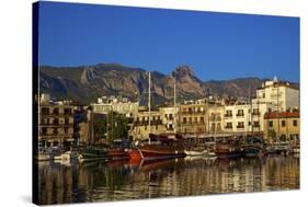 Kyrenia Harbour, Kyrenia, North Cyprus, Cyprus, Mediterranean, Europe-Neil Farrin-Stretched Canvas