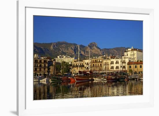 Kyrenia Harbour, Kyrenia, North Cyprus, Cyprus, Mediterranean, Europe-Neil Farrin-Framed Photographic Print