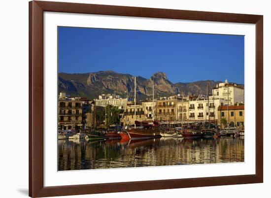 Kyrenia Harbour, Kyrenia, North Cyprus, Cyprus, Mediterranean, Europe-Neil Farrin-Framed Photographic Print