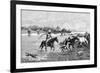 Kyrgyz Crossing a River, Kyrgyzstan, 1895-null-Framed Giclee Print