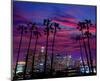 L.A. at Night-null-Mounted Art Print