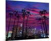 L.A. at Night-null-Mounted Art Print
