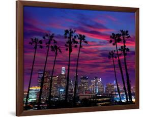 L.A. at Night-null-Framed Art Print