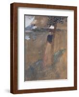 L'Abandonnee, C.1884-Jean Louis Forain-Framed Giclee Print