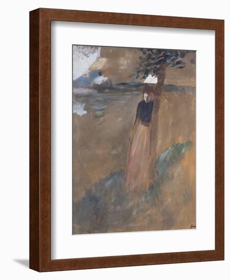 L'Abandonnee, C.1884-Jean Louis Forain-Framed Giclee Print