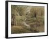 L'Abreuvoir, Eragny-Camille Pissarro-Framed Giclee Print