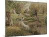 L'Abreuvoir, Eragny-Camille Pissarro-Mounted Giclee Print