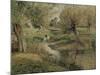 L'Abreuvoir, Eragny-Camille Pissarro-Mounted Giclee Print