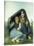 L'Abri-William Adolphe Bouguereau-Stretched Canvas