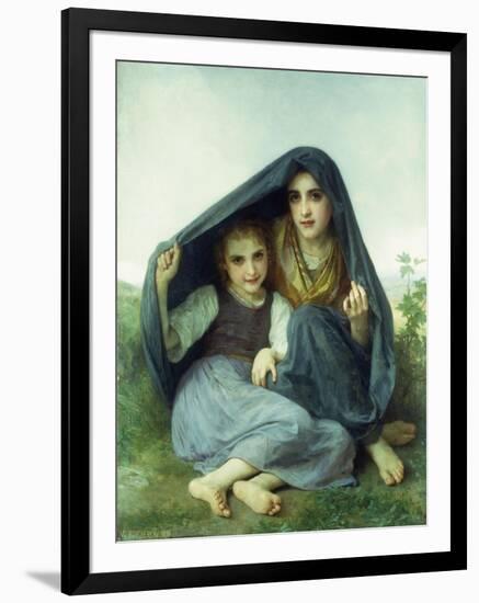 L'Abri-William Adolphe Bouguereau-Framed Giclee Print