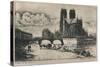 'L'Abside De Notre-Dame De Paris (4th State, 6 1/2 x 11 3/4 Inches)', 1854, (1927)-Charles Meryon-Stretched Canvas