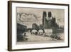 'L'Abside De Notre-Dame De Paris (4th State, 6 1/2 x 11 3/4 Inches)', 1854, (1927)-Charles Meryon-Framed Giclee Print