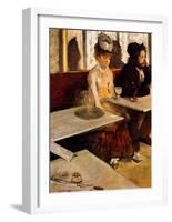 L'Absinthe-Edgar Degas-Framed Giclee Print