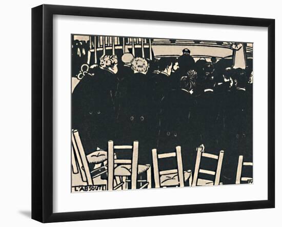 'L'Absoute', 1919-Félix Vallotton-Framed Giclee Print