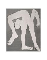 L’acrobate (The Acrobat)-Pablo Picasso-Framed Art Print