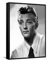 L'acteur americain Robert Mitchum (1917- 1997) vers, 1947 --- American actor Robert Mitchum (1917- -null-Framed Stretched Canvas