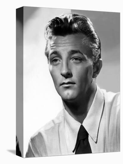 L'acteur americain Robert Mitchum (1917- 1997) vers, 1947 --- American actor Robert Mitchum (1917- -null-Stretched Canvas