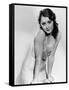 L'actrice americaine Barbara Stanwyck (1907- 1990) (b/w photo)-null-Framed Stretched Canvas