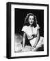 L'actrice americaine Barbara Stanwyck (1907- 1990) dans les annees 40 (b/w photo)-null-Framed Photo