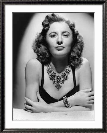 Actrice Américaine Black And White L'actrice americaine Barbara Stanwyck (1907- 1990) en, 1942 (b/w photo)' Photo | AllPosters.com