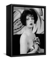 L'actrice americaine Clara Bow (1905- 1965) (b/w photo)-null-Framed Stretched Canvas