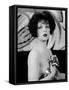 L'actrice americaine Clara Bow (1905- 1965) (b/w photo)-null-Framed Stretched Canvas