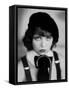 L'actrice americaine Clara Bow (1905- 1965) (b/w photo)-null-Framed Stretched Canvas