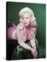 L'Actrice Americaine Jayne Mansfield (1933-1967) C. 1955-null-Stretched Canvas