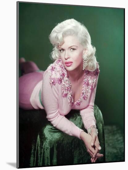L'Actrice Americaine Jayne Mansfield (1933-1967) C. 1955-null-Mounted Photo