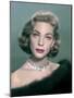 L'actrice americaine Lauren Bacall, c. 1957 --- American actress Lauren Bacall, c. 1957 (photo)-null-Mounted Photo