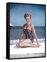 L'actrice Esther Williams, c. 1953 --- Esther Williams, c. 1953 (photo)-null-Framed Stretched Canvas
