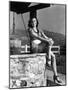 L'actrice francaise Michele Morgan a Hollywood en, 1941 (b/w photo)-null-Mounted Photo