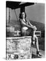 L'actrice francaise Michele Morgan a Hollywood en, 1941 (b/w photo)-null-Stretched Canvas