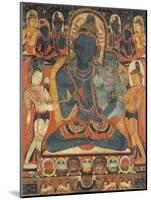 L'âdibuddha Vajrasattva (rDo-rje semsdpa') et sa parèdre-null-Mounted Giclee Print