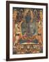 L'âdibuddha Vajrasattva (rDo-rje semsdpa') et sa parèdre-null-Framed Giclee Print