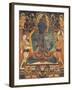 L'âdibuddha Vajrasattva (rDo-rje semsdpa') et sa parèdre-null-Framed Giclee Print