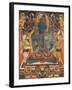 L'âdibuddha Vajrasattva (rDo-rje semsdpa') et sa parèdre-null-Framed Giclee Print