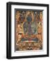 L'âdibuddha Vajrasattva (rDo-rje semsdpa') et sa parèdre-null-Framed Premium Giclee Print