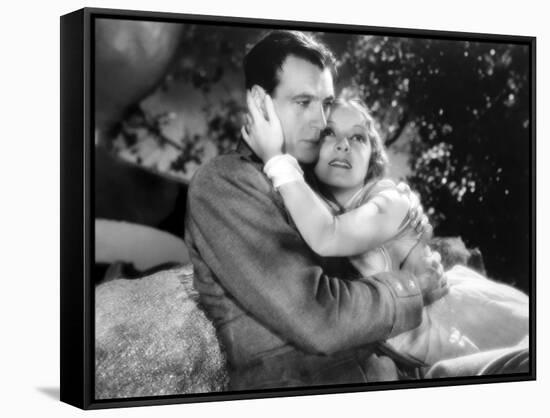 L'Adieu aux armes A FAREWELL TO ARMS by FrankBorzage avec, Helen Hayes, 1932 (d'apres Ernest Heming-null-Framed Stretched Canvas