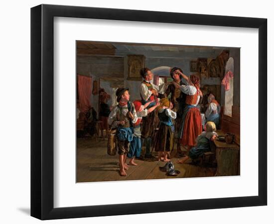 L' Adieu Du Conscrit (The Conscript's Farewell) - Peinture De Ferdinand Georg Waldmueller (1793-186-Ferdinand Georg Waldmuller-Framed Giclee Print