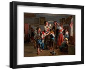 L' Adieu Du Conscrit (The Conscript's Farewell) - Peinture De Ferdinand Georg Waldmueller (1793-186-Ferdinand Georg Waldmuller-Framed Giclee Print