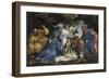 L'Adoration de l'Enfant Jésus-Lorenzo Lotto-Framed Premium Giclee Print