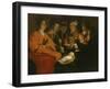 L'Adoration des bergers-Georges de La Tour-Framed Giclee Print