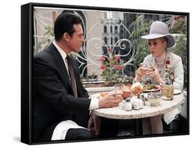 L'Affaire Thomas Crown THE THOMAS CROWN AFFAIR by NormanJewison with Faye Dunaway, 1968 (photo)-null-Framed Stretched Canvas
