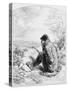 L'Affût, Plate 5 from Les Toquades, 1858-Paul Gavarni-Stretched Canvas