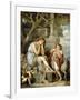 L'Agneau Cheri-Jean Baptiste Greuze-Framed Premium Giclee Print