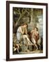 L'Agneau Cheri-Jean Baptiste Greuze-Framed Premium Giclee Print