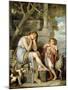 L'Agneau Cheri-Jean Baptiste Greuze-Mounted Premium Giclee Print